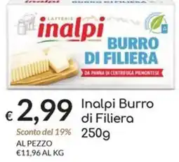 Carni e Affini Supermercati Inalpi Burro di Filiera offerta