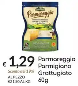 Carni e Affini Supermercati Parmareggio Parmigiano Grattugiato offerta