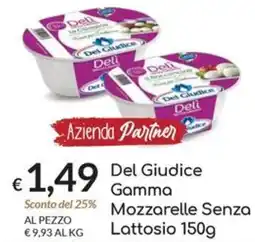 Carni e Affini Supermercati Del Giudice Mozzarella Senza Lattosio offerta