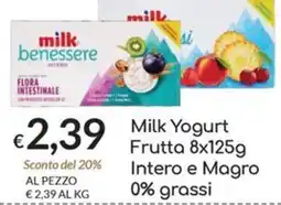 Carni e Affini Supermercati Milk Yogurt Frutta offerta