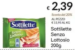 Carni e Affini Supermercati Sottilette Senza Lattosio offerta