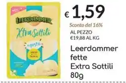 Carni e Affini Supermercati Leerdammer fette Extra Sottili offerta