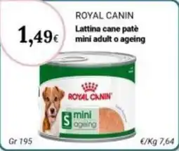 Re Mercato Lucrezia Royal Canin lattina cane patè mini adult o ageing offerta