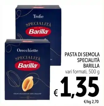 Pasta di semola specialità Barilla