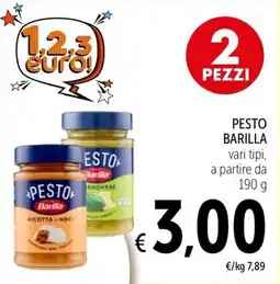 Spazio Conad Pesto Barilla offerta