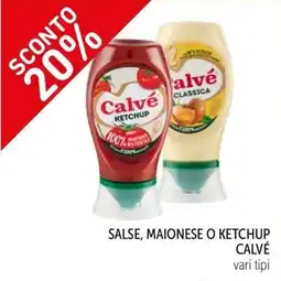 Spazio Conad Salse, maionese o ketchup Calvé offerta