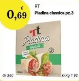 Re Mercato Lucrezia Piadina classica offerta