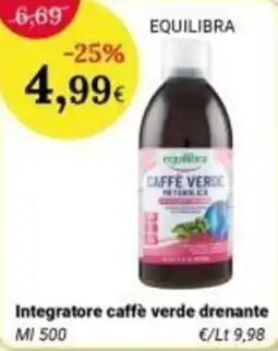 Re Mercato Lucrezia Equilibra Caffè Verde offerta