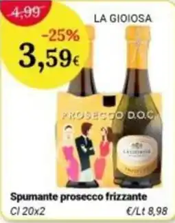Re Mercato Lucrezia Spumante prosecco frizzante La Gioiosa offerta