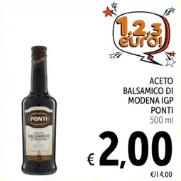 Spazio Conad Aceto balsamico di Modena Ponti offerta