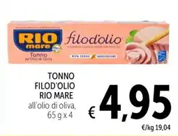 Spazio Conad Tonno filod'olio rio mare offerta