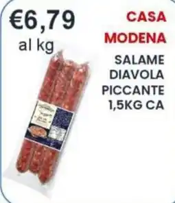 Caramico Salame diavola piccante Casa Modena offerta