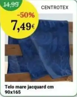Re Mercato Lucrezia Telo mare jacquard cm offerta