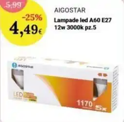 Re Mercato Lucrezia Lampade led A60 E27 offerta