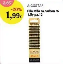 Re Mercato Lucrezia Pila stilo aa carbon r6 offerta