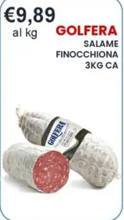 Caramico Golfera salame finocchiona offerta