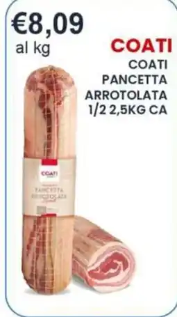Caramico Coati pancetta arrotolata offerta