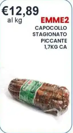 Caramico Capocollo stagionato piccante EMME2 offerta