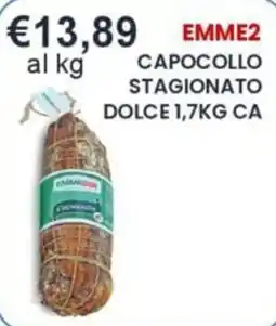 Caramico Capocollo stagionato dolce Emme2 offerta