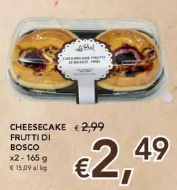 Migross Supermercati e Market Cheesecake frutti di bosco Le Pral offerta