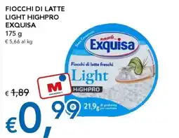 Migross Supermercati e Market Fiocchi di latte freschi Light Highpro Exquisa offerta