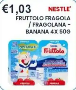 Caramico Fruttolo Fragola / Fragolana - Banana Nestlé offerta