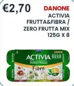 Caramico Danone Activia frutta&fibra / zero frutta mix offerta