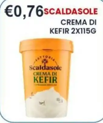 Caramico Scaldasole crema di kefir offerta