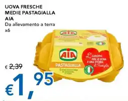 Migross Supermercati e Market Uova fresche medie Pastagialla AIA offerta