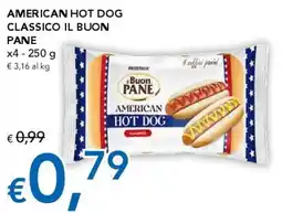 Migross Supermercati e Market American hot dog classico il buon pane offerta