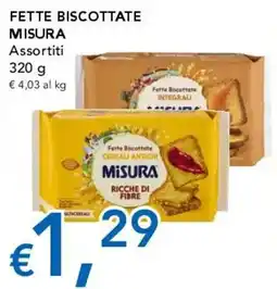 Migross Supermercati e Market Fette biscottate Misura offerta