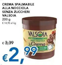 Migross Supermercati e Market Crema spalmabile alla nocciola Valsòia offerta