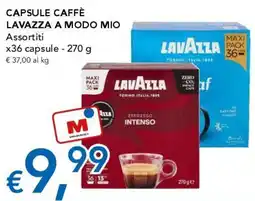 Migross Supermercati e Market Lavazza capsule caffè a modo mio assortiti offerta