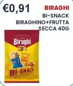 Caramico Biraghi Bi-Snack Biraghino+Frutta Secca offerta