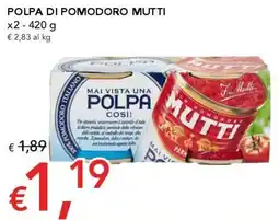 Migross Supermercati e Market Polpa di pomodoro Mutti offerta