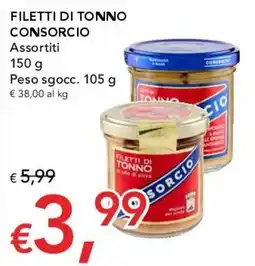 Migross Supermercati e Market Filetti di tonno consortio offerta