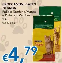 Migross Supermercati e Market Crocchettini gatto Friskies offerta