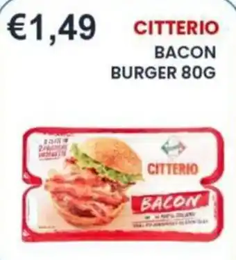 Caramico Citterio bacon burger offerta