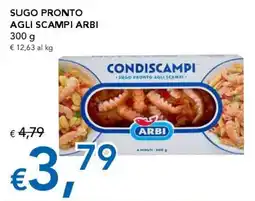 Migross Supermercati e Market Sugo pronto agli scampi Arbi offerta