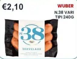 Caramico Wuber servelade offerta