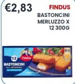 Caramico Findus bastoncini merluzzo offerta
