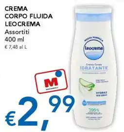 Migross Supermercati e Market Crema corpo fluida Leocrema offerta