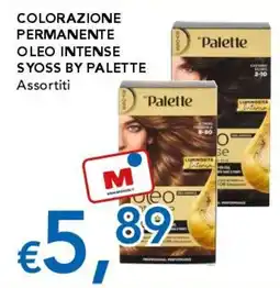 Migross Supermercati e Market Colorazione permanente olio intense Syoss by Palette offerta