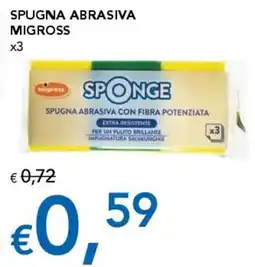 Migross Supermercati e Market Spugna abrasiva Migross offerta