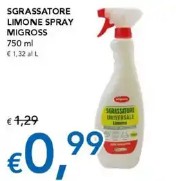 Migross Supermercati e Market Sgrassatore universale limone Migross offerta