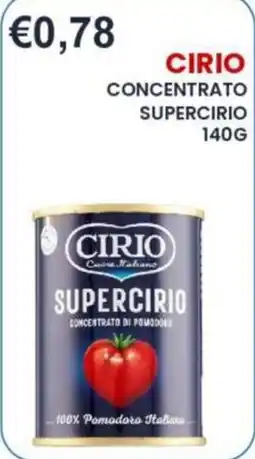 Caramico Cirio Supercirio concentrato di pomodoro offerta