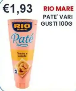 Caramico Rio mare Pate' vari gusti offerta