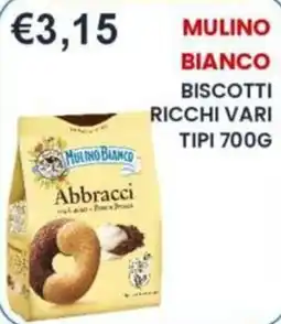 Caramico Mulino Bianco Abbracci offerta
