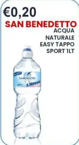 Caramico San Benedetto acqua naturale easy tappo sport offerta