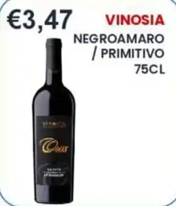 Caramico Vinosa Negroamaro / Primitivo offerta